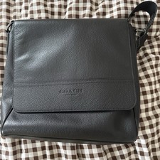 Coach Houston Map Bag Men s Black Messenger M...