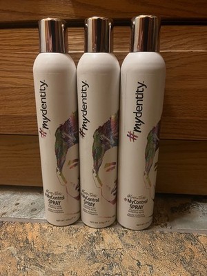 3 Cans Mydentity Guy Tang #MyControl Spray Medium Hold Hairspray 9 oz each can