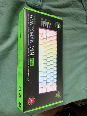 Razor Huntsman Mini Gaming Keyboard 60% White