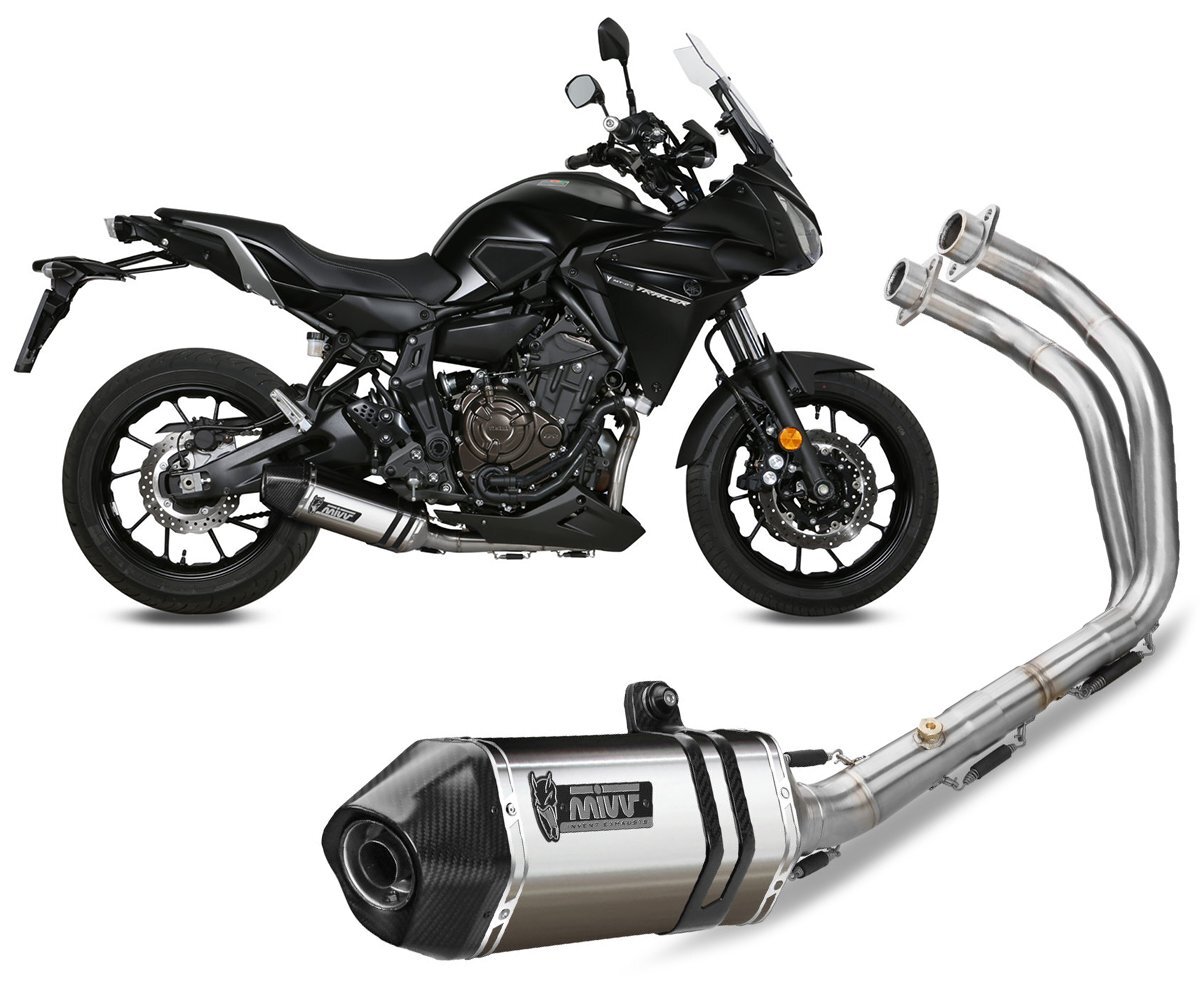 Complete Exhaust Mivv SPEED EDGE Stainless Steel for Yamaha Tracer 7 2021 > 2023