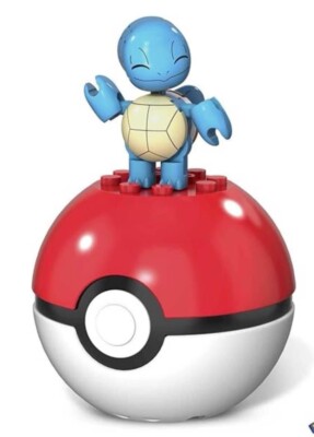 MEGA Construx - Pokemon Pokeball Set - Squirtle in Pokeball (16 Stück) Sealed 