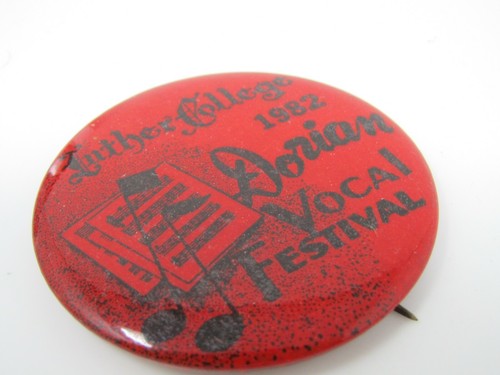 Botón Pin Festival Vocal Dorian Luther College 1982 - Imagen 2 de 5