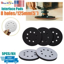 5 Inch 8 Hole Soft Interface Pad Hook and Loop Sponge Cushion Buffer Backing Pad