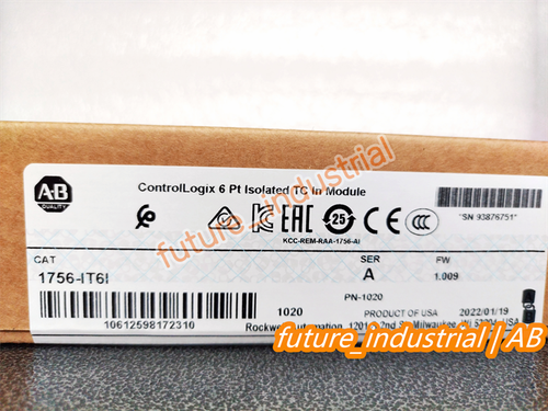 Allen Bradley 1756-IT6I Modulo di ingresso analogico ControlLogix Allen Bradley 1756-IT6I Modulo di ingresso analogico ControlLogix