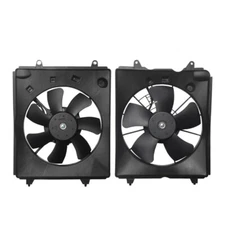 AC Radiator Condenser Cooling Fan For 2010-2016 Honda CR-V CRV 2.4L Left+Right