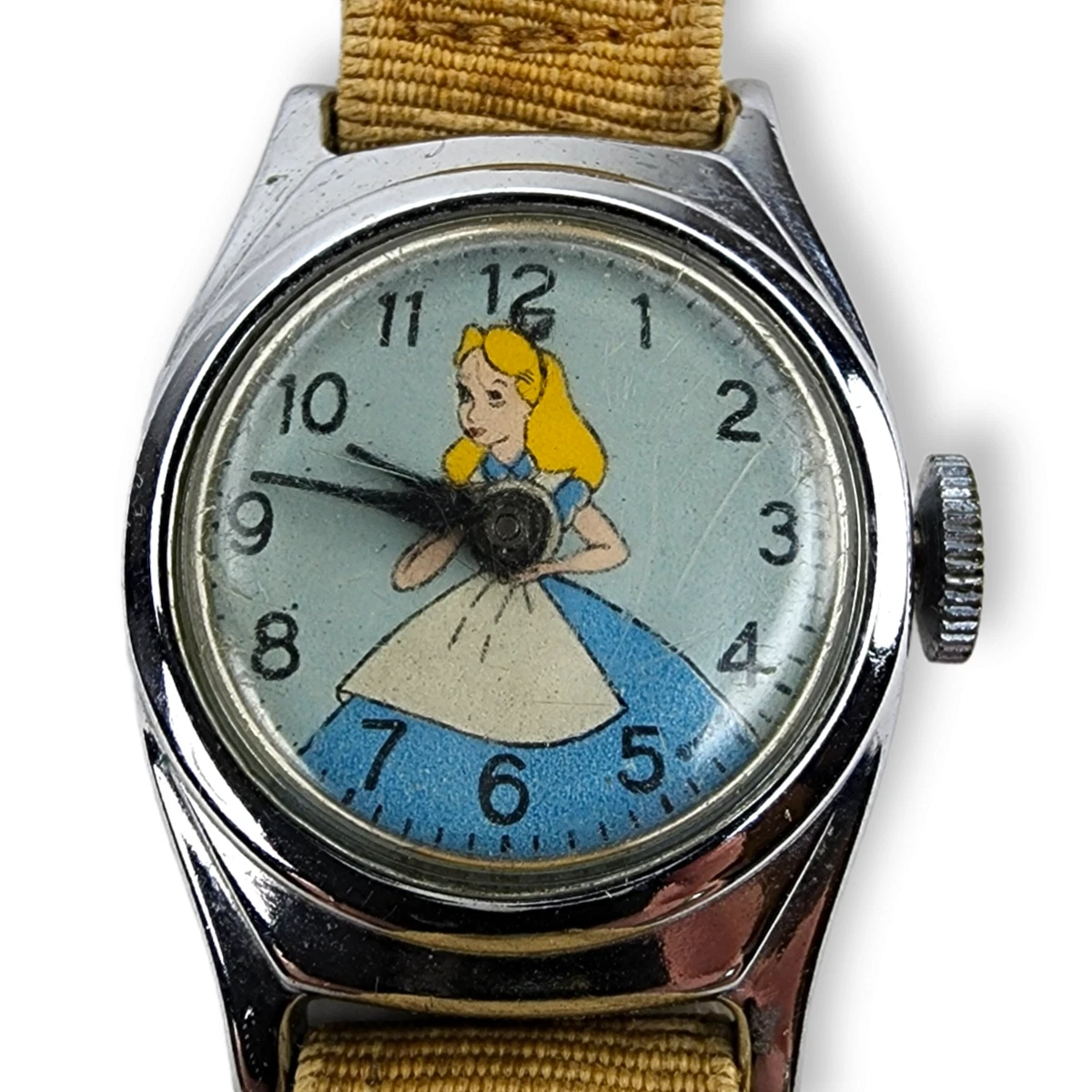 Vintage US Time Alice in Wonderland Walt Disney Watch