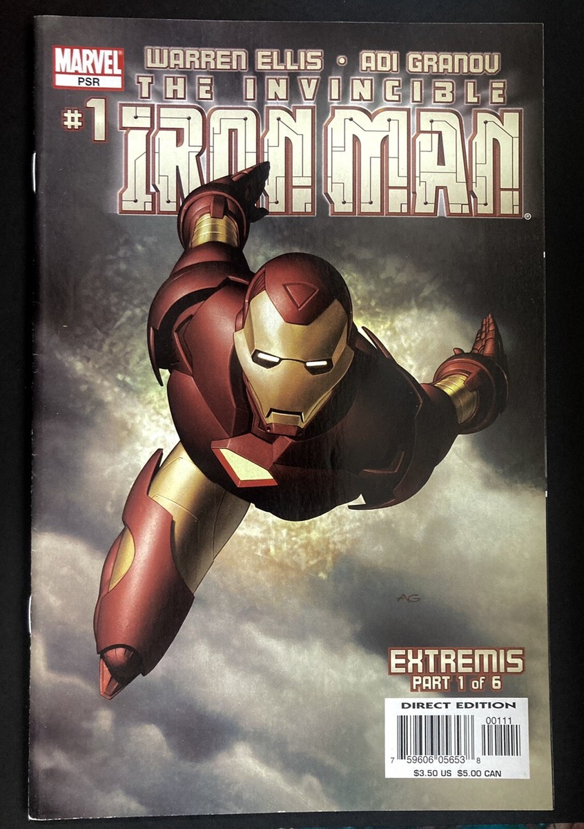 1005 Marvel #1 The Invincible Iron Man Extremis 1 of 6 Warren