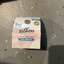 Leggs Control Top Pantyhose SILKY SHEER LEG Size B NUDE Silken Mist