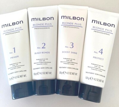 Milbon Professional Blonde Plus No.1.2.3.4 Full Set 16,93oz Systembehandlung