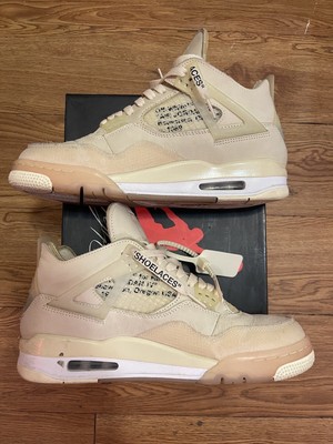 Size 10.5 - Jordan 4 SP x Off-White Mid Sail W 194272184893 | eBay