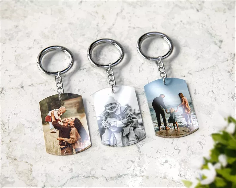 Dog clearance tag keyring