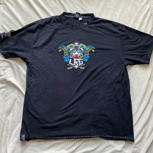LRG Mens Embroidered T-Shirt Black 