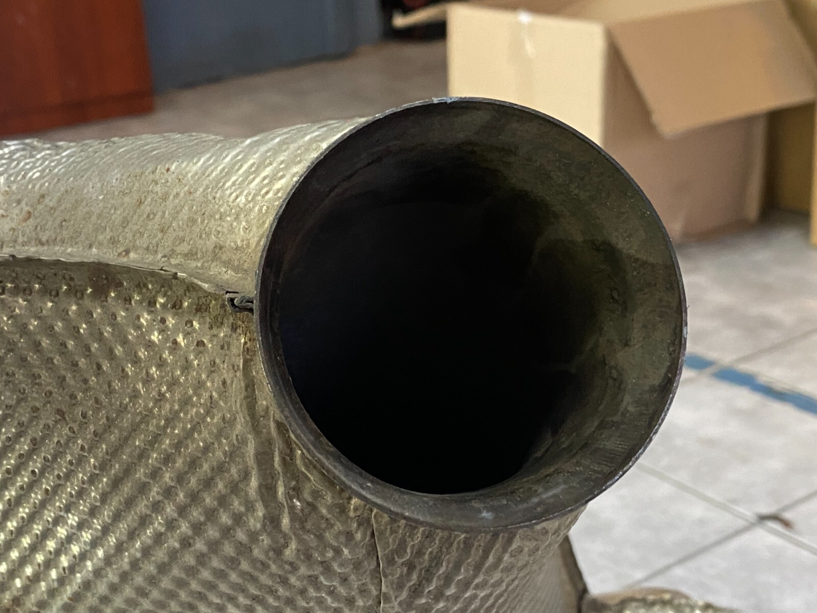 T020 2016 16 MCLAREN 570S EXHAUST MUFFLER 13H0279CP