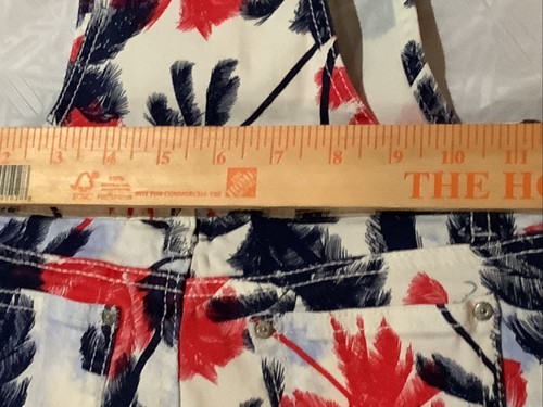 Girls L E I Jumper Red White And Blue Cuffed Shorts EUC - Picture 11 of 12