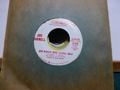 JOE HARNELL UN POCO RIO & SUNRISE SERENADE  JAZZ.   PROMO NM 45