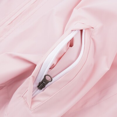 Kired by Kiton Lightweight Pink Stretch Nylon Outerwear Jacket S