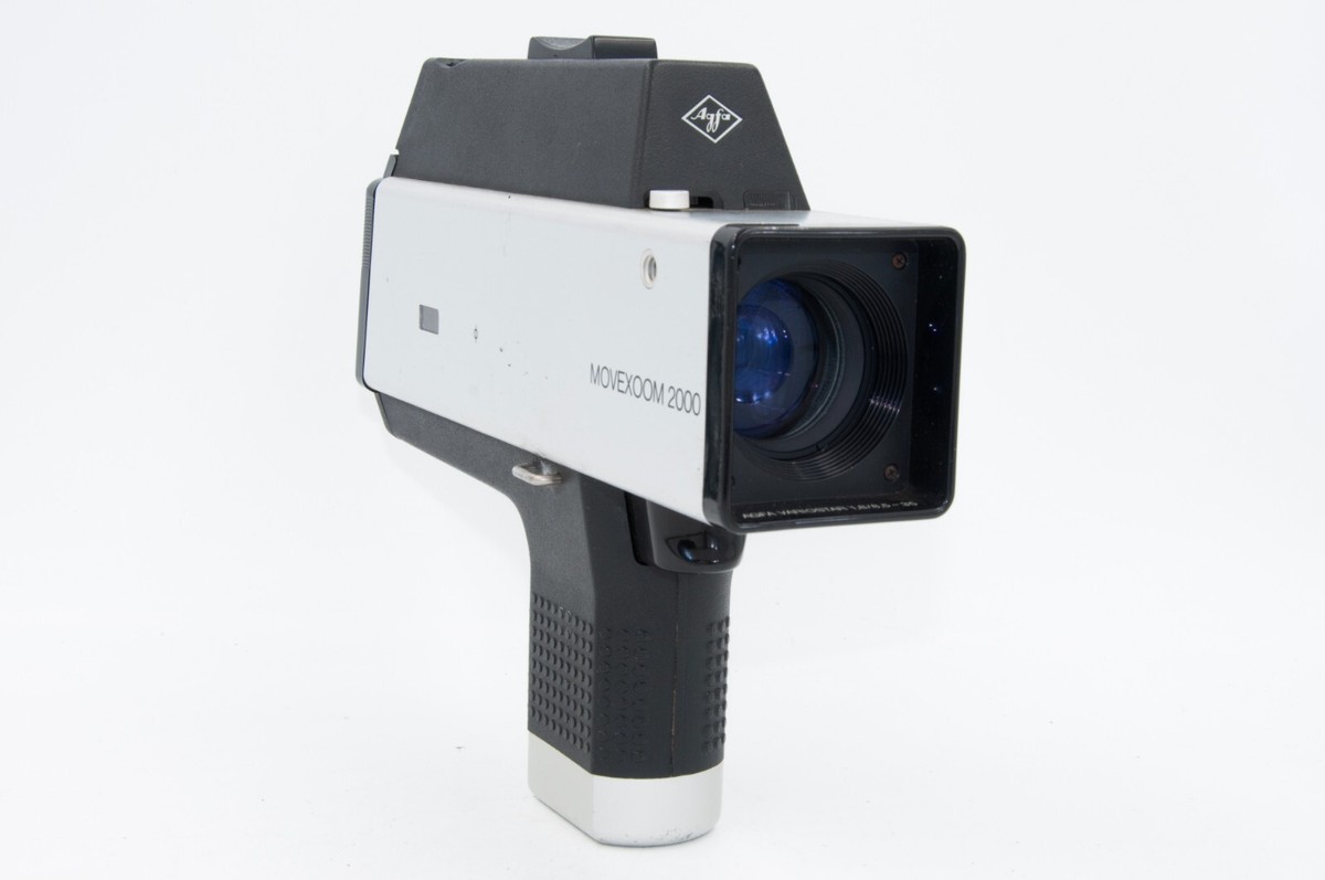 Agfa Movexoom 2000 Super 8 Cine Movie Camera w/8.5-35mm f1.8 Zoom