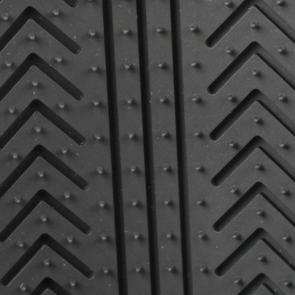 Alfombrillas de goma negras delanteras y segunda fila para Chrysler Town&Country 13-16 OEM MOPAR Foto 3 de 4