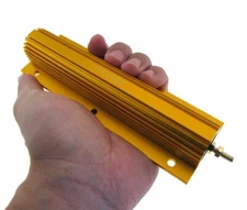 200W 5 Ohm Power Resistor Wirewound Aluminum Load w/ screw nut