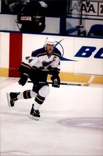 PF54 2001 Orig Photo ST LOUIS BLUES NHL ICE HOCKEY PAVOL DEMITRA CHRIS PRONGER
