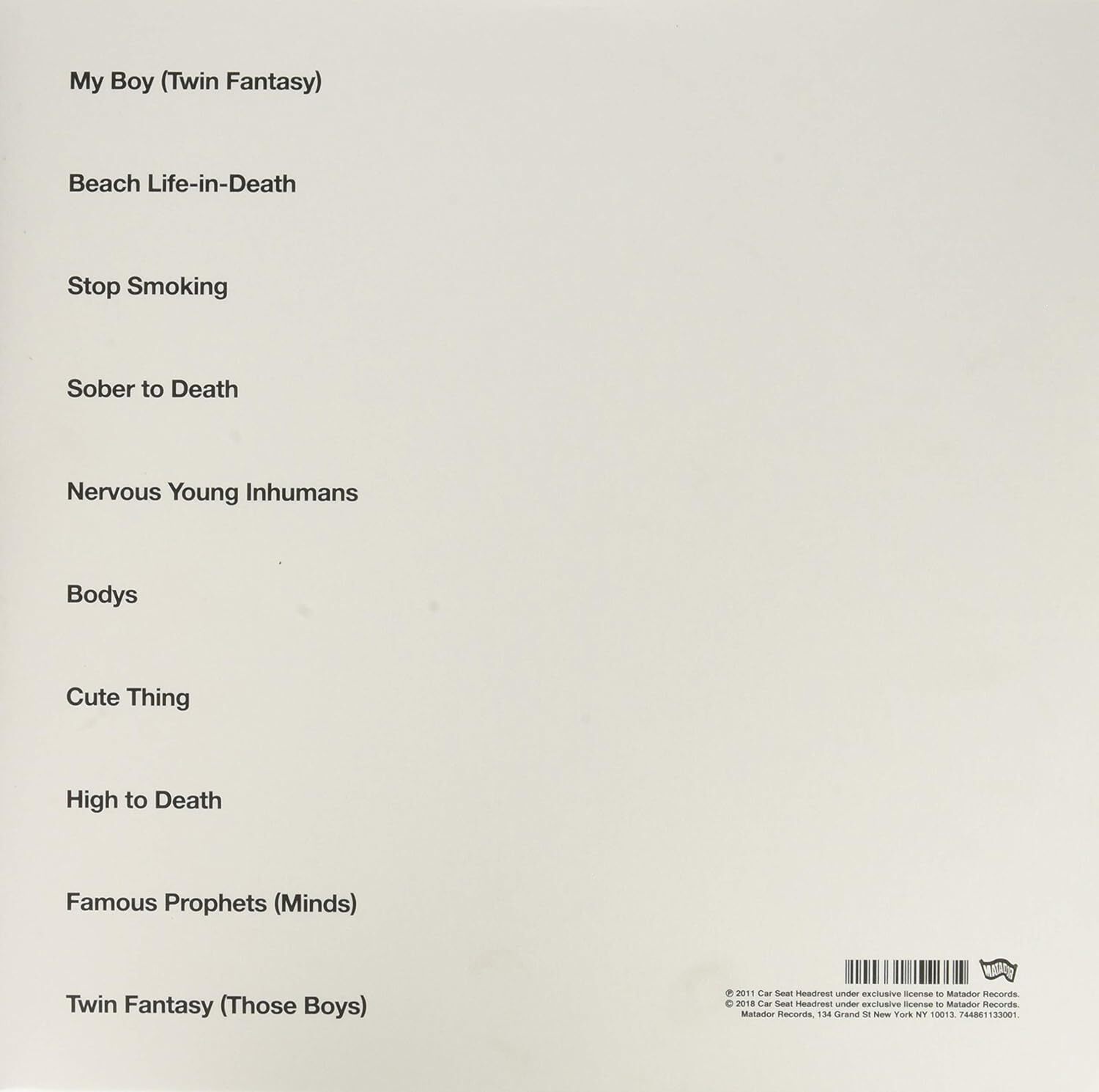 Car Seat Headrest Twin Fantasy (Mirror to Mirror) (Vinyl) (US IMPORT