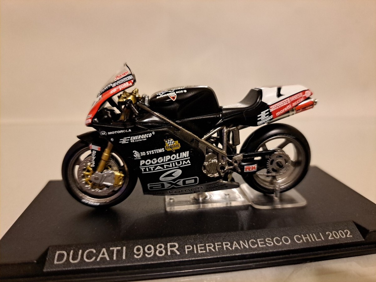 Deagostini 1/24 - Ducati 998R Pierfrancesco Chili 2002 - Modèle Moto