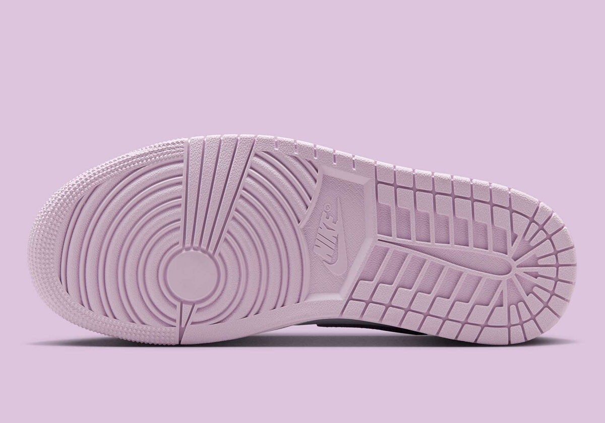 Nike Air Jordan 1 Mid Indigo Haze Doll White Womens Sports Sneaker