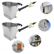 2?? Cement Mortar Sprayer Hopper 4 Jet Paint Wall Concrete Stucco Spray Gun Tool