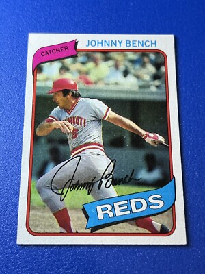 1980 Topps #100 Johnny Bench Cincinnati Reds HOF GEM MINT