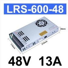 1PCS Meanwell LRS-600-48 600W 48V 13A switching power supply For brand new