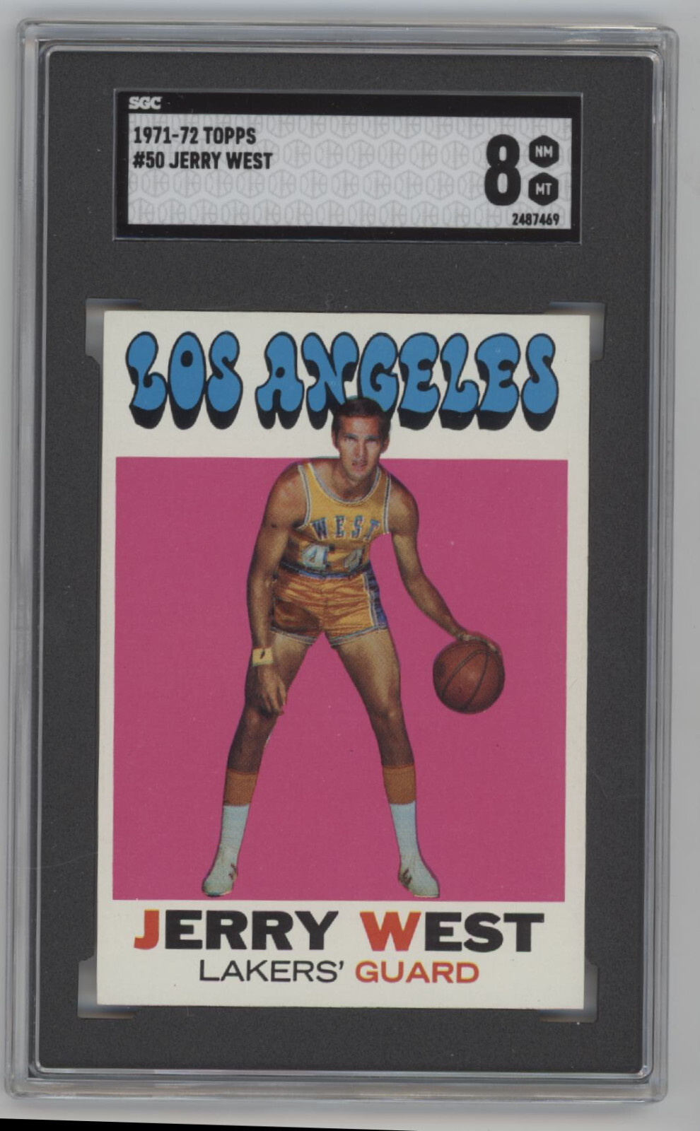 1971-72 Topps Jerry West #50 SGC 8 (NICE CARD)