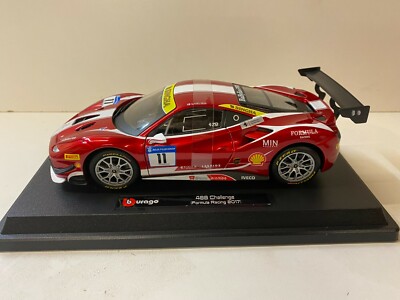 Ferrari 488 Challenge (Formula Racing 2017), Bburago Modell Modellauto 1:24 rot