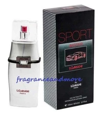 LOMANI MISTER LOMANI SPORT COLOGNE FOR MEN 3.3 OZ / 100 ML EAU DE TOILETTE SPRAY