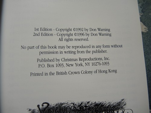 Memories of Santa Collection by Don Warning (1996, Hardcover) - Foto 2 di 4