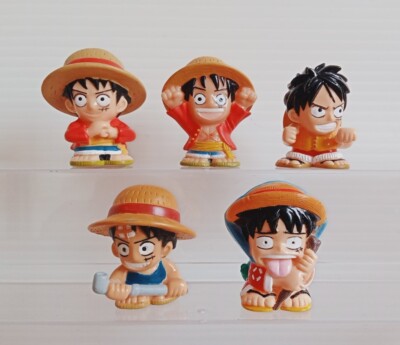 One Piece Finger Puppet Monkey Sanji Zoro Nico Robin Nami Camie