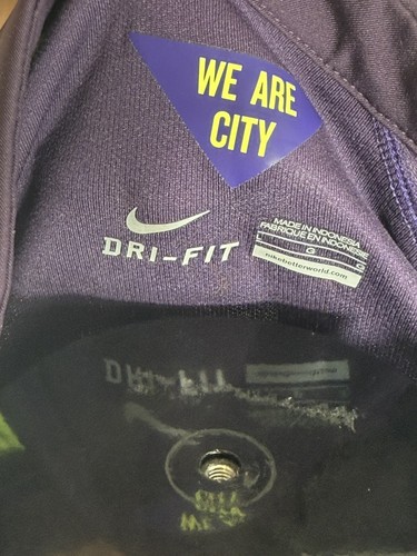 Manchester City 2014-15 Third Jersey Kit Purple Adult Large 631208-547 - Picture 4 of 9