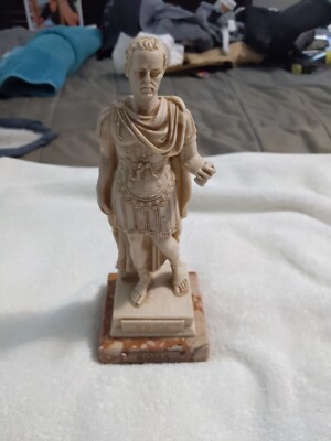Gaius Julius Caesar Bust Statue, Augustus Caesar Bust Sculpture, Roman Statue