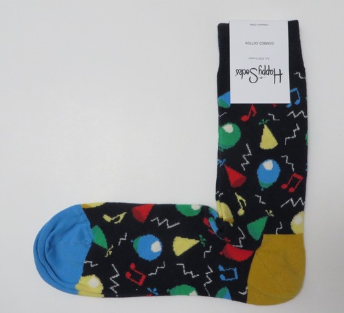 Happy Socks Men's Classic Crew Sock, Shoe Size 10 - 13 Soft Cotton 1 Pack - Picture 43 of 505