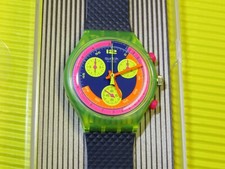 Swatch Chrono GRAND PRIX - SCJ101 - NUOVO & IMBALLO ORIGINALE - con "K/MH" sul giorno...