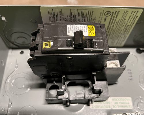 Interruptor de circuito interruptor interruptor de circuito interruptor de caja de molde cerrado Square D QO260NATS 60A QO - Imagen 6 de 9
