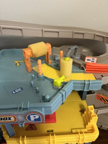 Matchbox Hot Wheels Playset 4Level Parking Garage Car Wash Elevator Toy 1990's - Picture 5 of 7