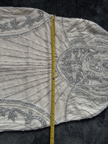 Sculpting Halterneck Embellished Wedding Dress IVORY-18 - Picture 11 of 11