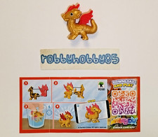 VQ100 DRAGO CINESE ORO + CARTINA/BPZ KINDER SORPRESA ITALIA SORPRESINE 2024/2025