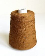 Soft Italian Sequin 100 Merino Yarns, 10.6 oz / 300 grams - Balls or Cone