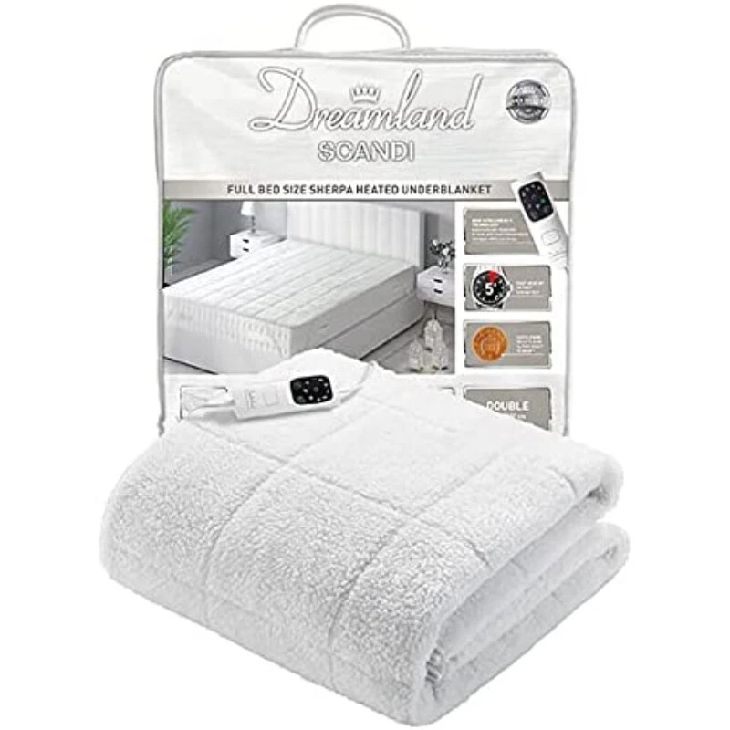 Dreamland Intelliheat Scandi Sherpa Under Blanket Double 16695  5053146166951 | eBay