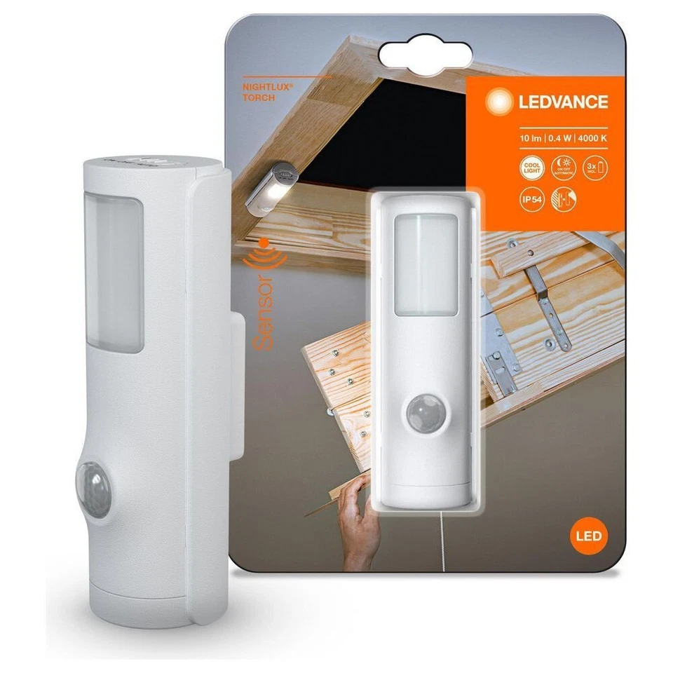 Ledvance Nightlux Torch batteriebetrieben Nachtlicht mit Sensor EEK:F (Spek A-G) - Bild 4 von 4