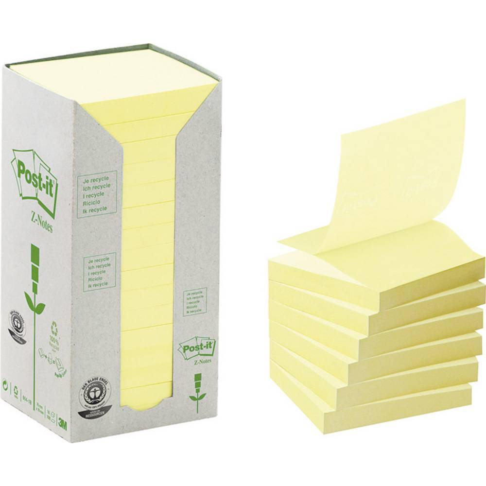 Post-it Nota adesiva, memo 7100172251 76 mm x 76 mm Giallo 1600 Foglio