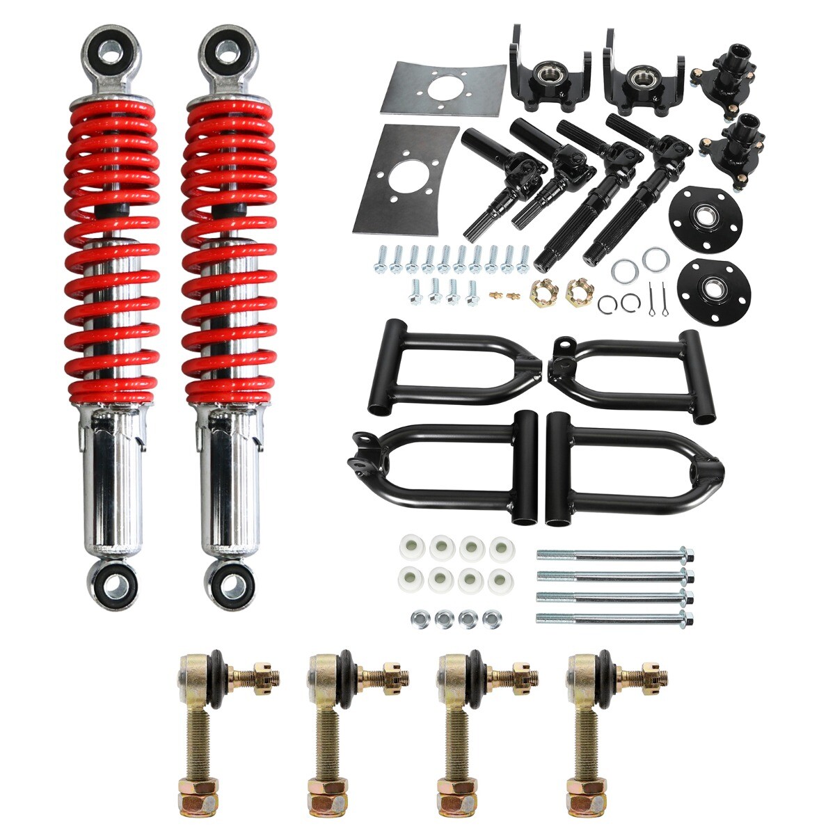 4 Wheel Drive Axle Assembly Front Shocks Swingarm Kit Electric ATV