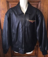 HARLEY DAVIDSON CAFE NEW YORK Mens Black Leat...