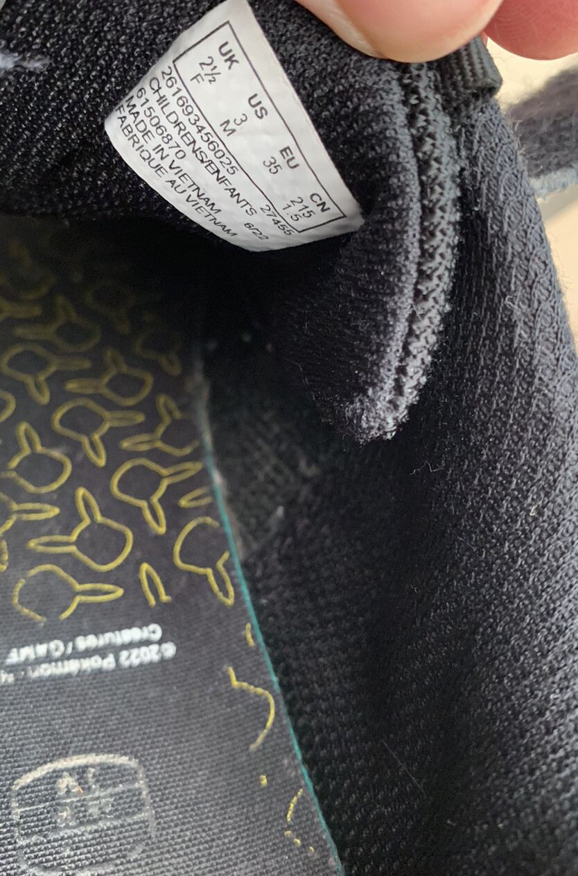 Clarks Pokemon School Shoes Size 2.5 F ( 35) Junior eBay